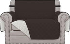 Easy-Going Reversible Couch Cover, Oversized Chair, Chocolate/Ivory | Machine by Easy-Going