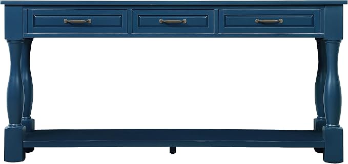 Knocbel Long Antique Entry Console Table - Image 3