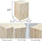 Luxury Marble Side Table, Square End Table - Image 2