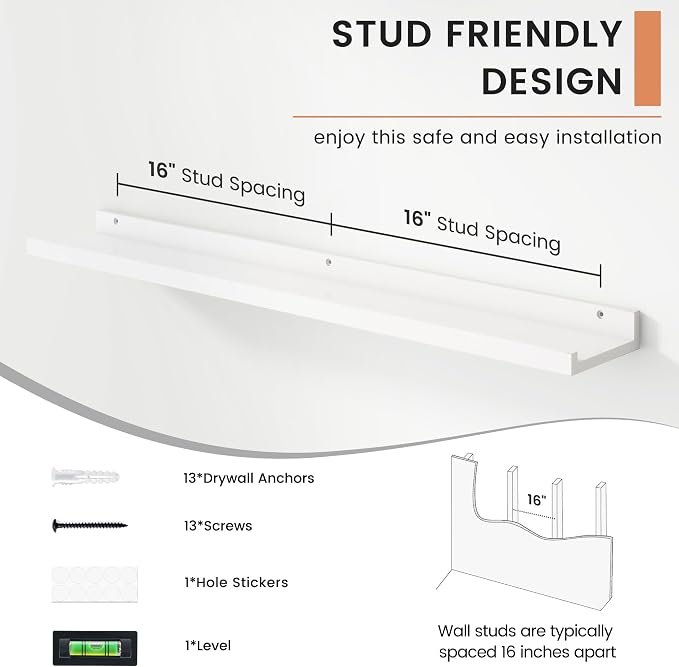FLYJOE Floating Picture Ledge Shelves - Image 5