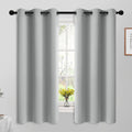 Yakamok Room Darkening Curtains 42x63 inch Length Light Grey-Living Room | 2 by Yakamok