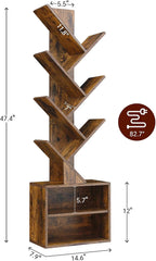 SUNMORY 6 Tier Tree Bookshelf - Image 2