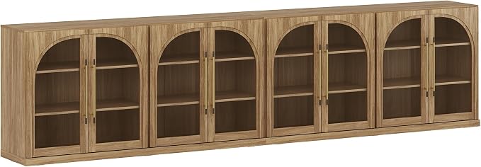 BELLEZE Set of 2 65" Arched Sideboard - Image 9