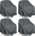 Outdoor Swivel Lounge Chair Cover 4 Pack, Waterproof Heavy Duty Outdoor Chair by HI%C2%B7%C2%B7%C2%B7YOURCOVER