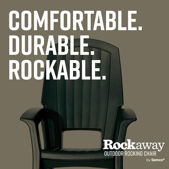 Semco Rockaway Heavy Duty Polyethylene All Weather Outdoor Patio or Deck - Image 6