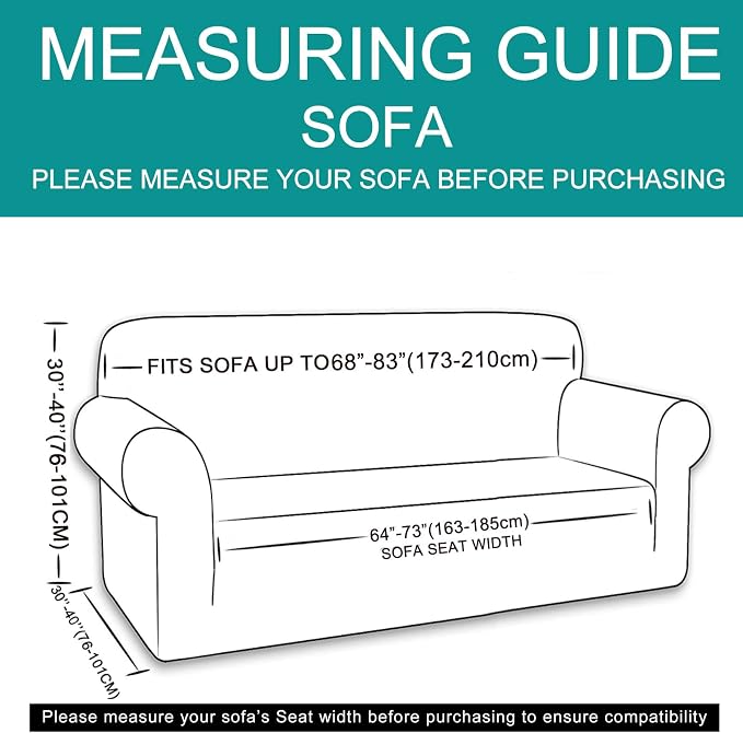 U-NICE HOME Stretch Couch Cover Slipcover - Image 6