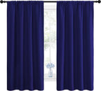NICETOWN Curtains for Bedroom, All Season Thermal Insulated Solid Rod Pocket - Image 2