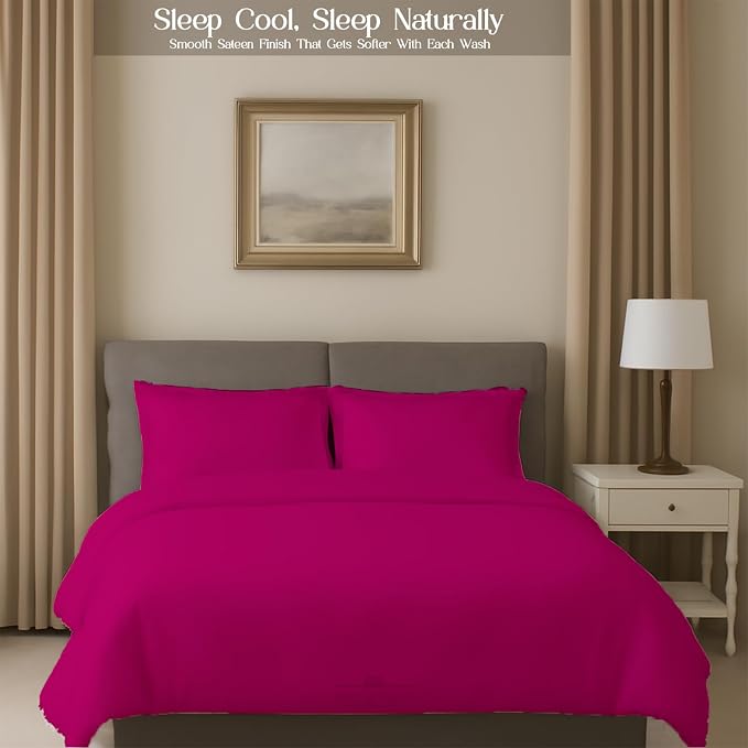 Sleeper Sofa Bed Sheet, 100% Cotton 400 Thread Count, 4 Piece Set, Deep Pocket - Image 6