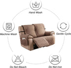 Genina Waterproof Loveseat Recliner Cover Non-Slip, Sofa Cover - Image 9