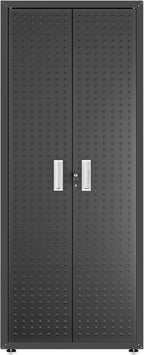 Manhattan Comfort Fortress Textured Metal 75.4" Garage Cabinet by ManhattanComfort