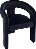 VESCASA Velvet Barrel Dining Chair by VESCASA