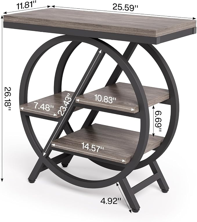 LITTLE TREE End Table, Narrow Side Table - Image 3