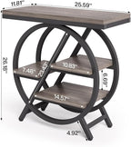 LITTLE TREE End Table, Narrow Side Table - Image 3