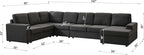 Ball & Cast 147" L-Shaped Sectional Couches - Image 2