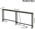 VASMIA 70.9 Inch Narrow Console Table - Image 3