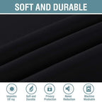 H.VERSAILTEX Blackout Curtains for Bedroom Black Out Curtains 102 inch Thermal - Image 4
