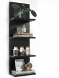 Homaterial Wall Shelves 4 Tier, Simple Vertical Corner Shelf by Homaterial