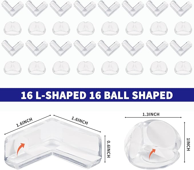 32 Pack Corner Protector Baby, Table Corner Protectors - Image 2