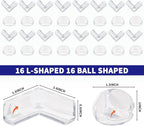 32 Pack Corner Protector Baby, Table Corner Protectors - Image 2