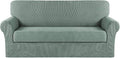 Turquoize Stretch Sofa Slipcover 2 Pieces Sofa Cover Couch Cover by Turquoize