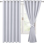 Room Darkening Curtains for Bedroom, 70 x 63 Inches, Energy Saving, Window by Hiasan