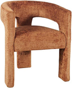 Jofran Gwen Jacquard Upholstered Accent Chair, Modern Luxury Plush Sculptural - Image 4