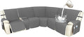 Arfntevss Recliner Sectional Couch Covers 1OO% Waterproof L Shape Sofa Cover by Arfntevss