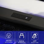 chartustriable LED TV Stands W/Power Outlet - Image 7