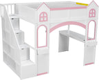 Princess-Themed Castle Loft Bed - Image 6