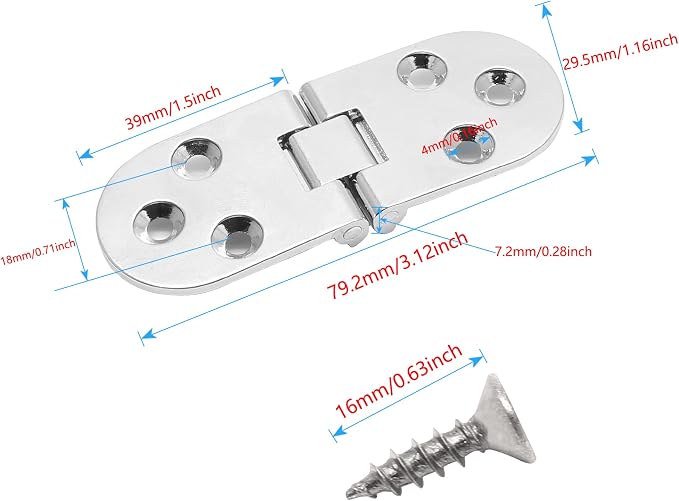 Piutouyar Silver Butler Tray Hinge - Image 2