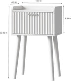 LAATOOREE Nightstand Set of 2, Small Bed Side Table - Image 3