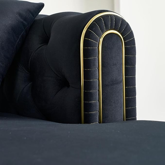 Luxury Velvet Chaise Lounger - Image 8