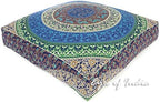 Mandala Floor Pillow Cover Meditation Cushion Seating Throw Hippie Round - Image 2