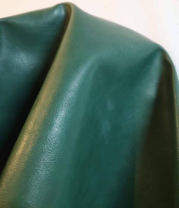 Soft Faux Vegan PU Nappa Leather Fabric by the Yard Synthetic Pleather 0.9 mm - Image 4