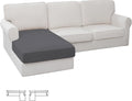Easy-Going Stretch 1 Piece Chaise Lounge Cushion Slipcover | Sectional Couch by Easy-Going