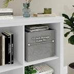 GarveeHome 6 Cube Storage Organizer, 53 Inch Tall Bookcase - Image 3