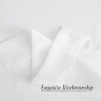 NICETOWN White Sheer 54 inch Length Curtains, Grommet Soft Voile Sheer Light - Image 6