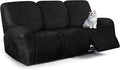 ANARACHON Leather Look Recliner Couch Cover, 8-Pieces Stretch Recliner Sofa by ANARACHON