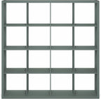 Furinno Cubicle Book Shelf, 16-Cube Bookshelf, Extra Thick Frame Reversible - Image 8