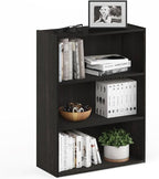 Furinno PASIR Book Shelf, 3-Tier Bookshelf, 9.7" x 23.7" x 31.5", by Furinno-FitsYourSpaceFitsYourBudget