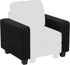Belffin Plush Corduroy Modular Sectional Sofa Armrest Part Module by Belffin