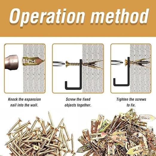 Self Drilling Anchors Screws, Self Drilling Drywall Anchors and Screws kit - Image 5