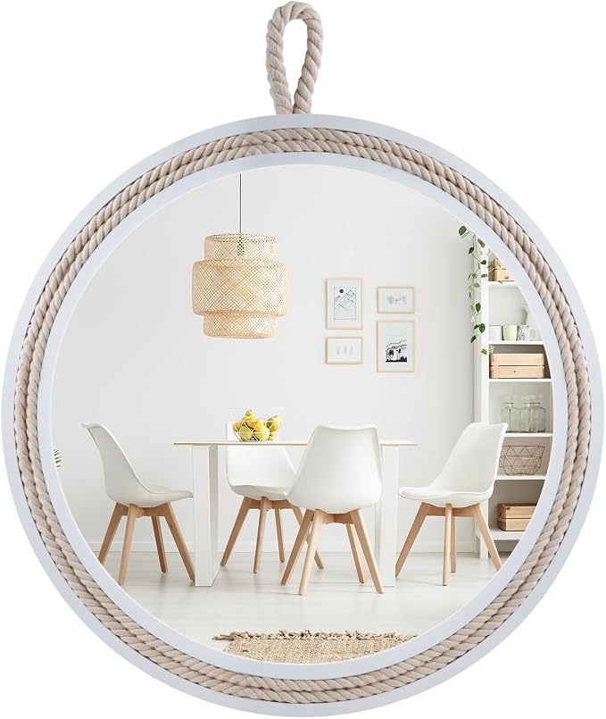 Nautical Round Wall Mirror by Decor+Trends