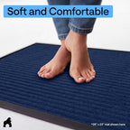 GORILLA GRIP Waterproof Traffic Guard Door Mat, 2 Pack Indoor Outdoor Durable - Image 8