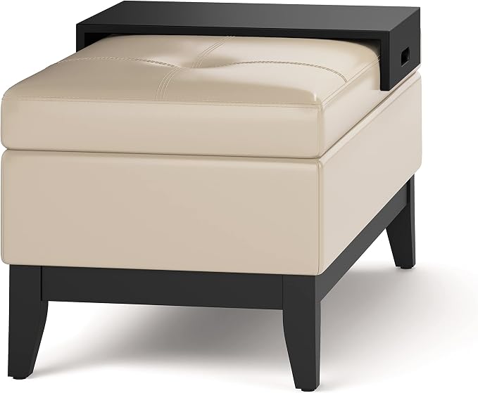 SIMPLIHOME Oregon Storage Ottoman Bench - Image 7