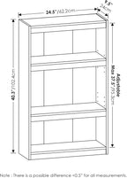Furinno Jaya Book Shelf, 3-Tier Modern Bookshelf - Image 2