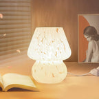 ONEWISH Cute Mushroom Lamp Small Bedside Table Lamp Set of 2 Stepless Dimmable - Image 2