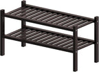 ROMGUAR CRAFT 2 Tier Bamboo Shoe Rack - Image 7