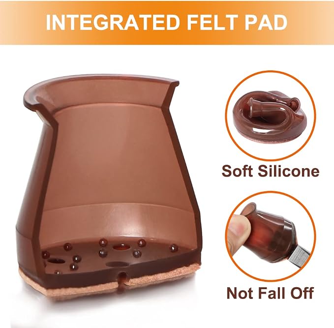 24 Pcs Chair Leg Floor Protectors - Image 3