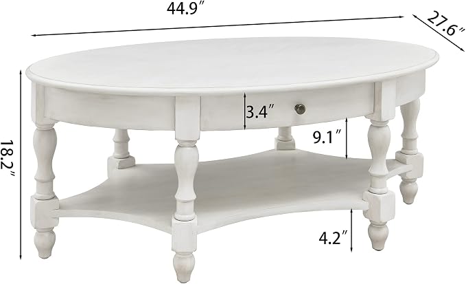 LEEMTORIG Oval Coffee Table - Image 2